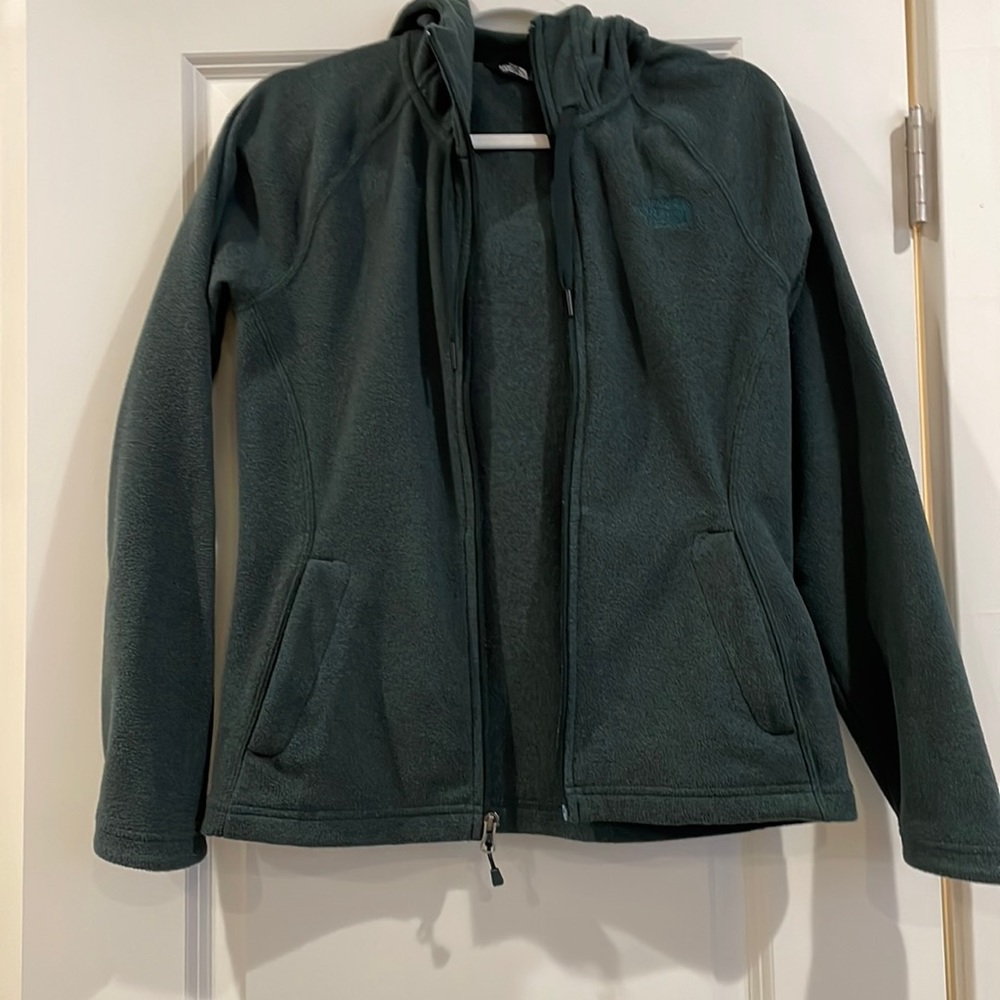 North Face womens fleece full-zip hoodie